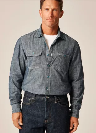 Japanese Selvedge Chambray Workshirt