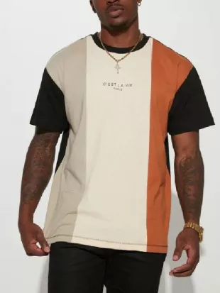 Vanderpump Rules S12 Chris Hahn Colorblock T-Shirt