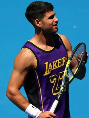 2026 Carlos Alcaraz Australian Open Lakers Jersey