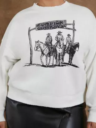 The Valley Persian Style 2026 Golnesa Gharachedaghi Cowboys Sweatshirt