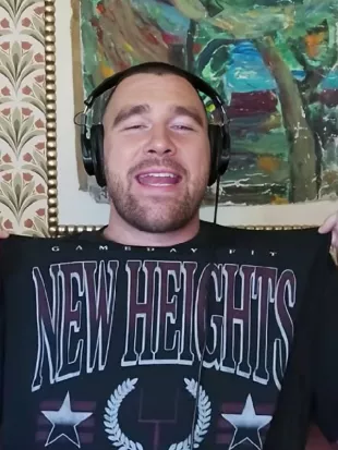 Travis Kelce Black Graphic T-Shirt