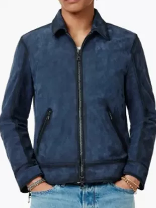 Shifting Gears S02 Tim Allen Blue Suede Jacket