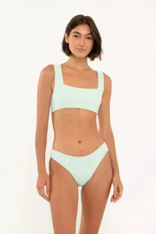 Bea Top in Seafoam Ribbed