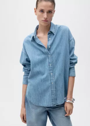 Oversized Denim Shirt