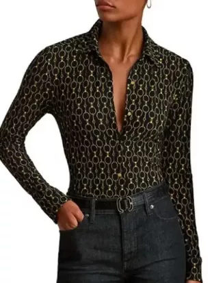 Naomi Matsuda Chain Print Shirt