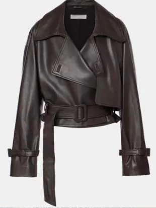 The Traitors US S04 Caroline Stanbury Leather Biker Jacket