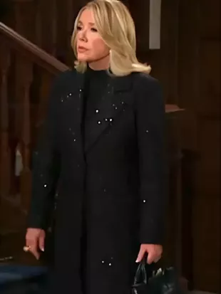 The Young And The Restless 2026 Nikki Newman Black Sequin Coat