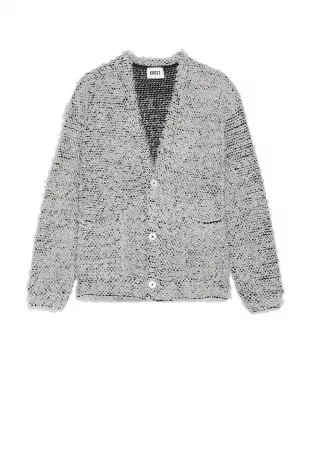 krost Fuzzy Cardigan Sweater
