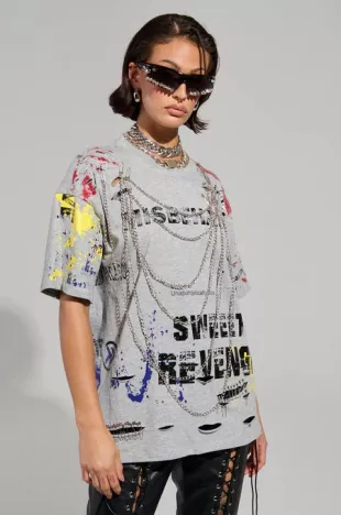 Sweet Revenge Distressed T-shirt