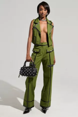 East Hampton Wide Leg Trouser