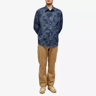 Patchwork Denim Shirt