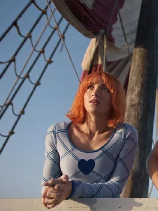 One Piece S02 Emily Rudd Blue Heart Top