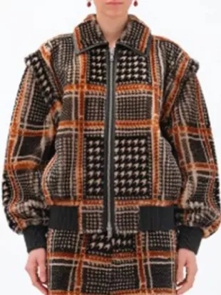 The Traitors US S04 Tara Lipinski Plaid Jacket