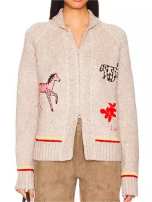 The Valley Persian Style S01 Tanin Nikpey Zip Up Cardigan