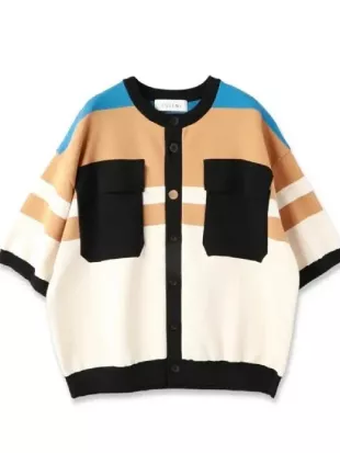 Access Hollywood 2026 Scott Evans Colorblock Cardigan