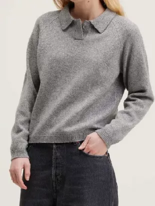 The Night Manager S02 Hayley Squires Grey Polo Sweatshirt