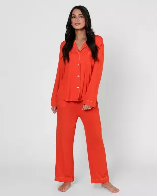 Orange Long Pajamas