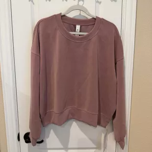 Perfectly Oversized Cropped Crew Softstreme Sweatshirt in TwilightRose