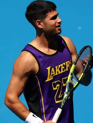 Carlos Alcaraz 2026 Australian Open Lakers Jersey