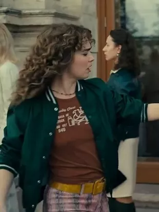 Ponies Twila Hasbeck Green Varsity Jacket