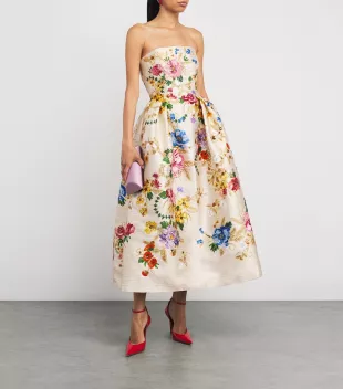 Satin Emile Midi Dress