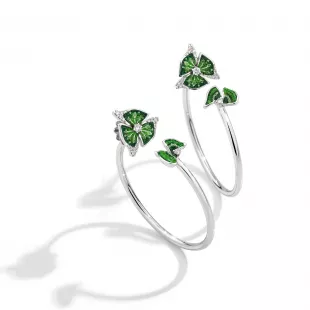 Trinity Hoop Earrings