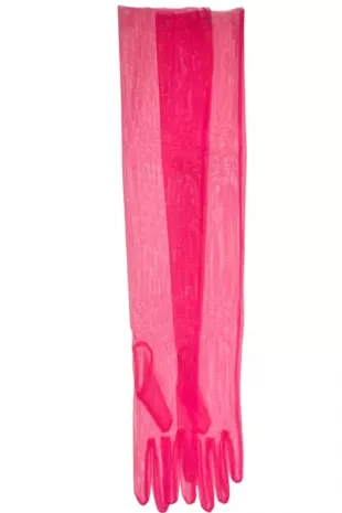 Ombre Gloves in Pink