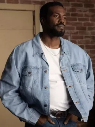 Wonder Man Yahya Abdul-Mateen II Blue Denim Jacket