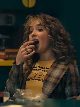 Ponies S01 Haley Lu Richardson Checkered Blazer