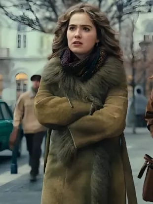 Ponies S01 Haley Lu Richardson Suede Fur Coat