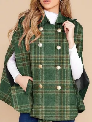 The Traitors US S04 Tara Lipinski Green Cape Coat