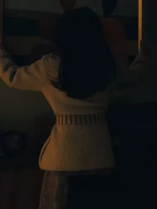 Ponies 2026 Emilia Clarke Belted Wrap Coat