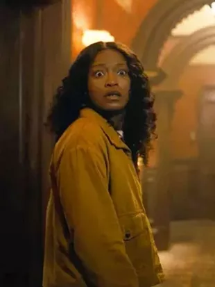 Keke Palmer The Burbs 2026 Mustard Jacket