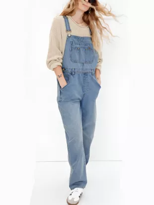 Stranger Things S05 Robin Buckley Blue Denim Overalls