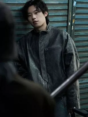 Kim Sung-cheol The Old Woman with the Knife Leather Jacket