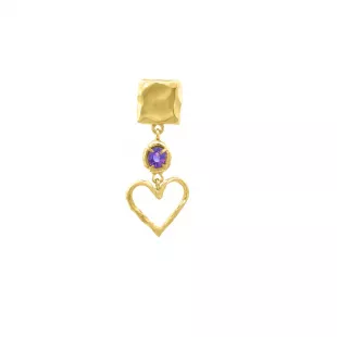 Long Heart Earring