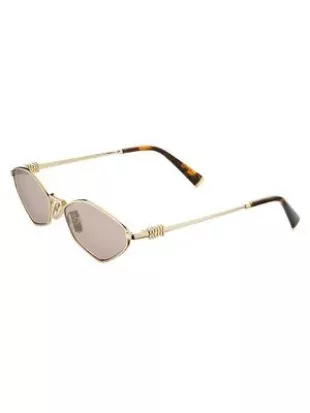 56MM Geometric Sunglasses