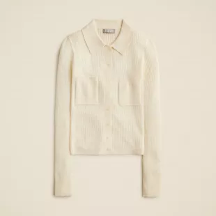 Collared Button-up Sweater