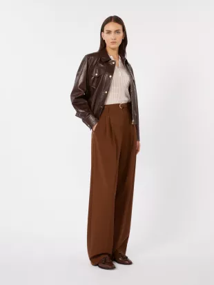 FlFlowing Wool Trousers