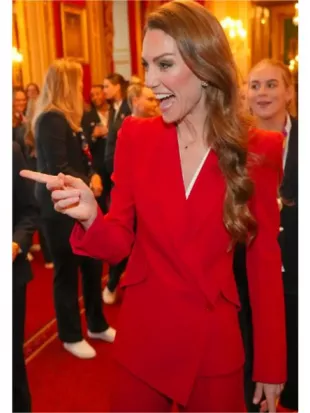England Women’s Rugby Team Reception Kate Middleton Blazer
