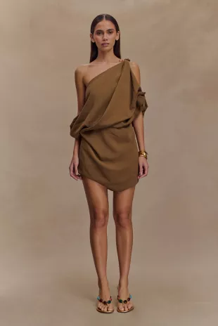 Gabriella Draped Mini Dress