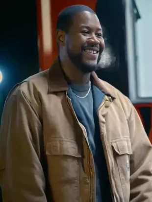 Shrinking S03 Luke Tennie Brown Cotton Jacket