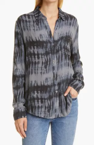 Hunter Tie Dye Button Up Shirt