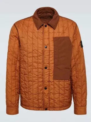 All Her Fault S01 Jay Ellis Brown Quilted Jacket