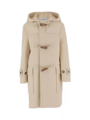 The Traitors UK S04 Claudia Winkleman Beige Duffle Coat