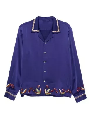 Saturday Night Live S51 Finn Wolfhard Purple Shirt