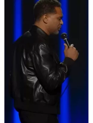 Mike Epps: Delusional 2026 Mike Epps Black Leather Jacket