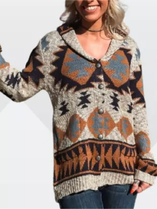 The Madison 2026 Danielle Vasinova Printed Cardigan