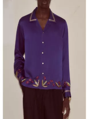 Saturday Night Live S51 Finn Wolfhard Silk Shirt