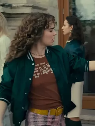 Ponies S01 Haley Lu Richardson Green Varsity Jacket